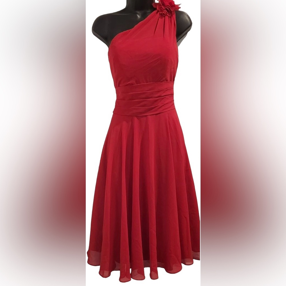 ⭐️ Kanali K. A-Line Chiffon Bridesmaid Dress
